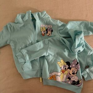 Set of Matching Disney Hoodies 12m and 3t